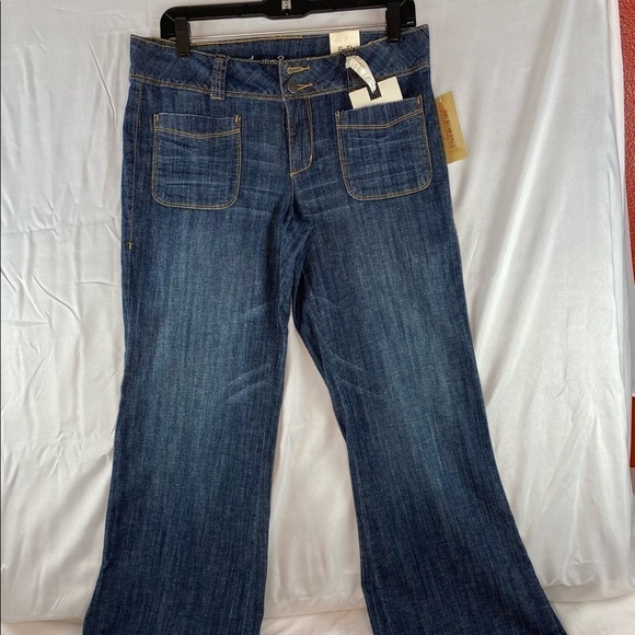 American Rag  low rise Womens Stretch Blue Denim Jeans - Picture 1 of 8